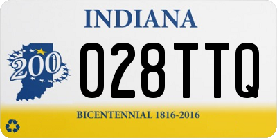 IN license plate 028TTQ