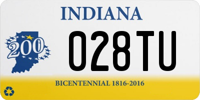 IN license plate 028TU