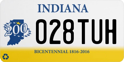 IN license plate 028TUH