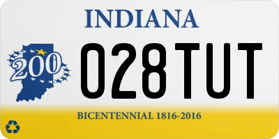 IN license plate 028TUT