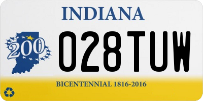 IN license plate 028TUW