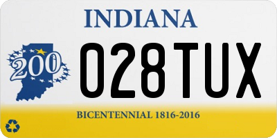 IN license plate 028TUX