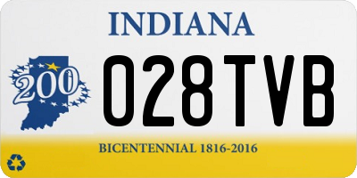 IN license plate 028TVB