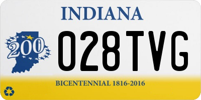 IN license plate 028TVG