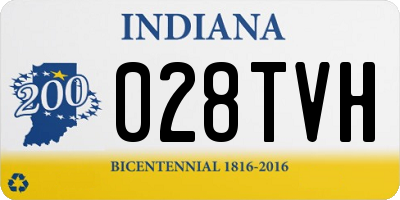 IN license plate 028TVH