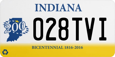 IN license plate 028TVI