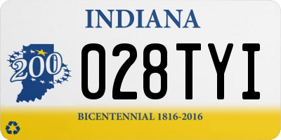 IN license plate 028TYI