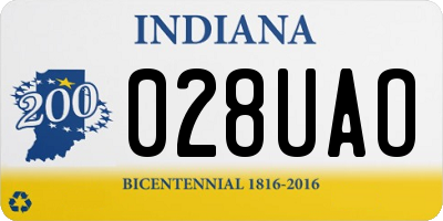 IN license plate 028UAO