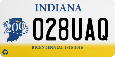 IN license plate 028UAQ
