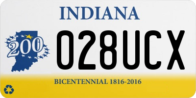 IN license plate 028UCX