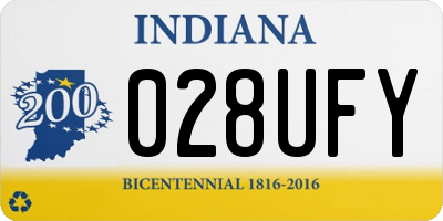 IN license plate 028UFY