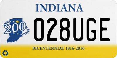IN license plate 028UGE