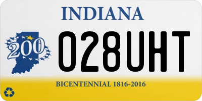 IN license plate 028UHT