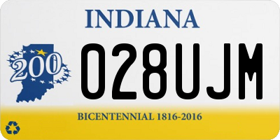 IN license plate 028UJM