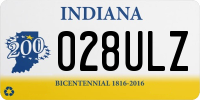 IN license plate 028ULZ