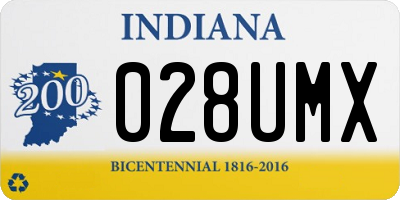 IN license plate 028UMX