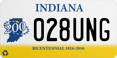 IN license plate 028UNG