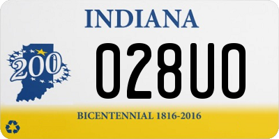 IN license plate 028UO