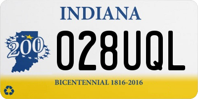 IN license plate 028UQL