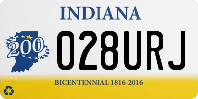 IN license plate 028URJ