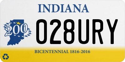 IN license plate 028URY