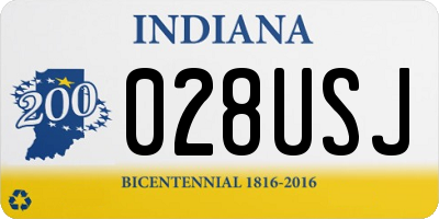 IN license plate 028USJ