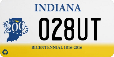 IN license plate 028UT