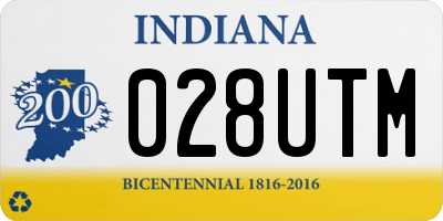 IN license plate 028UTM