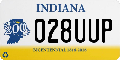 IN license plate 028UUP