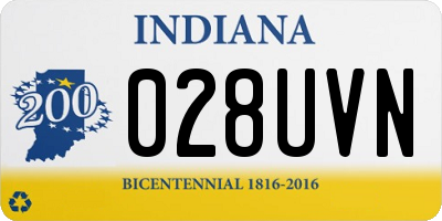 IN license plate 028UVN
