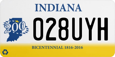 IN license plate 028UYH