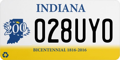 IN license plate 028UYO