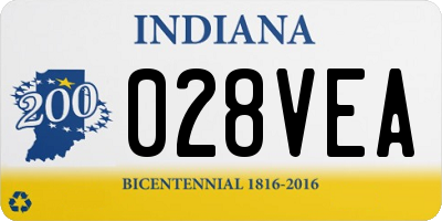 IN license plate 028VEA