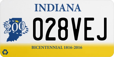 IN license plate 028VEJ