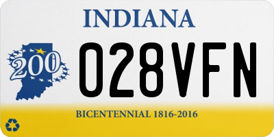 IN license plate 028VFN
