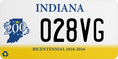 IN license plate 028VG