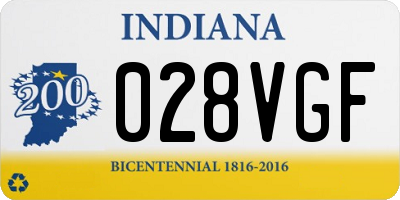 IN license plate 028VGF