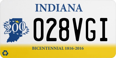 IN license plate 028VGI