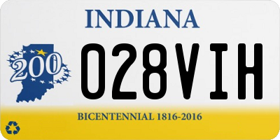 IN license plate 028VIH