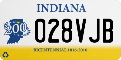 IN license plate 028VJB
