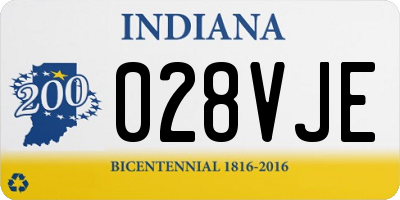 IN license plate 028VJE
