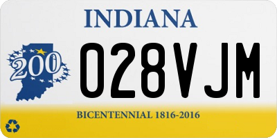 IN license plate 028VJM