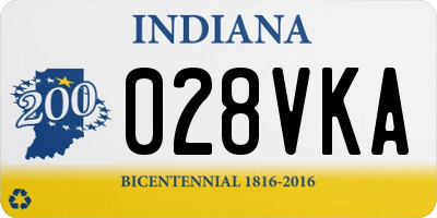 IN license plate 028VKA