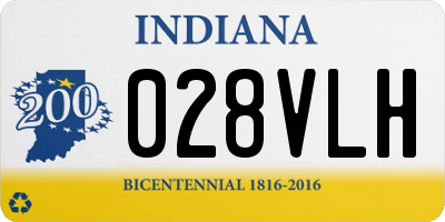 IN license plate 028VLH