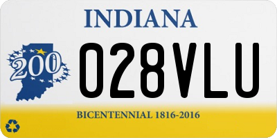 IN license plate 028VLU