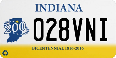 IN license plate 028VNI
