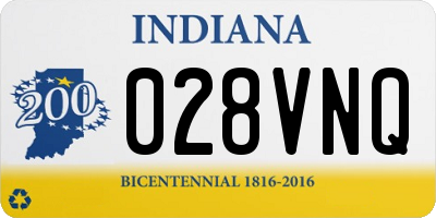 IN license plate 028VNQ