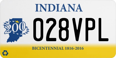 IN license plate 028VPL