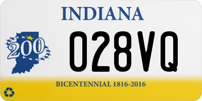 IN license plate 028VQ