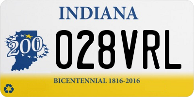 IN license plate 028VRL